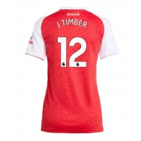 Arsenal Jurrien Timber #12 Domáci Ženy futbalový dres 2025-26 Krátky Rukáv